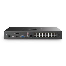 TP-LINK VIGI NVR2016H-16P Grabadora de vídeo en red 16 canales 4K 10TB HDD SATA PoE Negro