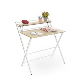 Escritorio Plegable con Estante Tablezy InnovaGoods Escritorio Plegable con Estante Tablezy InnovaGoods