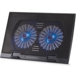 Conceptronic Base de Refrigeración para Portátiles hasta 17 pulgadas con 2 Ventiladores Ultrasilenciosos, Ajuste de Altura y Puerto USB Precio: 19.79000012. SKU: S7801720