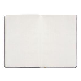 Cuaderno Con Gomilla Antartik Notes Tapa Dura A5 Hojas Puntos Morado Y Amarillo 100 Hojas 80 gr Fsc