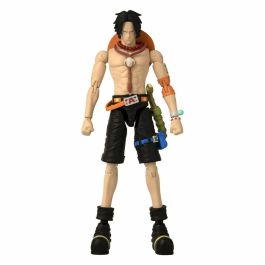 Bandai 36934 Anime Heroes One Piece Figura de Portgas D. Ace 17 cm