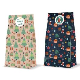 Bismark 332845 Sobre Regalo Navidad Pack 3 Unidades + Adhesivos Papel Kraft 20x42 cm Precio: 6.89000015. SKU: B1F64VG49A