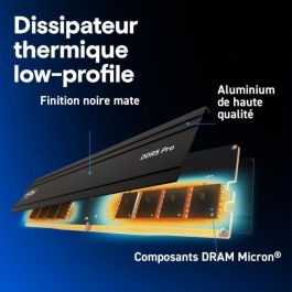 Memoria RAM - CRUCIAL - PRO DDR5 - 48GB (2x24GB) - DDR5-6000 - UDIMM CL48 (CP2K24G60C48U5) Memoria RAM - CRUCIAL - PRO DDR5 - 48GB (2x24GB) - DDR5-6000 - UDIMM CL48 (CP2K24G60C48U5)