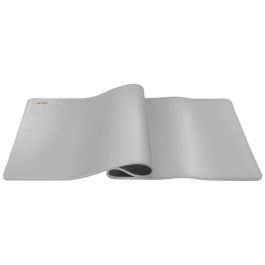 Mars Gaming MMPXLS Alfombrilla Gaming XL 800x300x4mm Plata | Doble Capa Nanotejido y Caucho Natural, Antideslizante, Bordes Reforzados