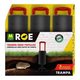 Massó Trampa Mecánica para Topillos y Ratones, Reutilizable, 3 Unidades, para Exterior (Jardín, Huerto) Precio: 27.59000013. SKU: B1JJH5JNSS