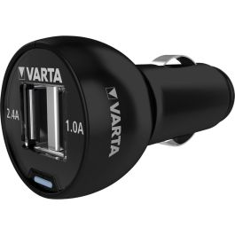 Varta 57931101401 Cargador de Automóvil 2xUSB 12V + Cable USB