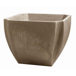 Papelera cuadrada EDA PALMEA 110 L - Con ruedas - Doble pared - Reserva de agua integrada - 70 x 70 x 55 cm - Taupe Precio: 221.49999971. SKU: B1A33XSZF9