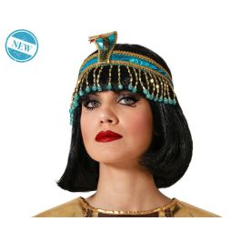 Tocado Egipcio Dorado Y Azul Con Serpiente Y Abalorios Para Cleopatra Precio: 3.58999982. SKU: B1HXC6WEQE