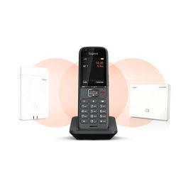 Gigaset S700H Pro Teléfono DECT Inalámbrico con Altavoz, Identificador de Llamadas y Pantalla TFT a Color, Antracita
