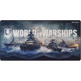 Genesis Alfombrilla de Ratón CARBON 500 "WOWS ARMADA" XXL (900mm x 450mm) para Gaming