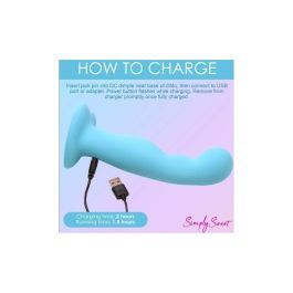 Vibrador Punto G XR Azul Silicona Vibrador Punto G XR Azul Silicona