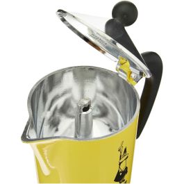 Cafetera italiana - BIALETTI - RAINBOW - 6 tazas - 0,30 L - Amarilla