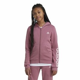Sudadera con Capucha Niña Adidas Essentials Linear Logo Rosa