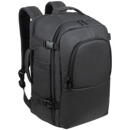 Rivacase Tegel 8465 Mochila casual para portátil 17.3" negra de poliéster ECO-FRIENDLY RPET unisex