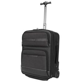 Targus CitySmart Maleta de Cabina Compacta con Ruedas 12-15.6" para Portátil, Protección Anticaídas SafePort y Compartimento Ropa