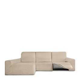 Funda para chaise longue de brazo largo izquierdo Eysa ROC Beige 180 x 120 x 360 cm