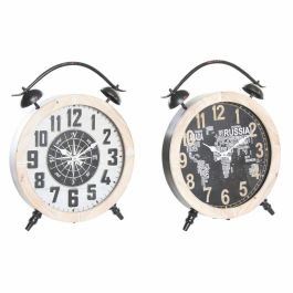 Reloj Sobremesa Vintage DKD Home Decor Negro Natural 6.5 x 52.5 x 41 cm (2 Unidades) Precio: 43.58999953. SKU: S3026738