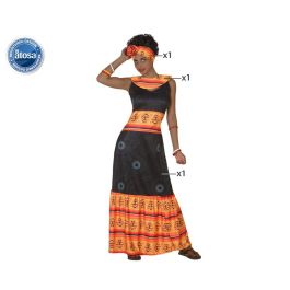 Disfraz de Africana para Mujer Adulto Talla XS-S, Multicolor de Poliéster. Incluye Vestido Largo, Diadema y Accesorio de Cuello. Disfraz de Africana para Mujer Adulto Talla XS-S, Multicolor de Poliéster. Incluye Vestido Largo, Diadema y Accesorio de Cuello.