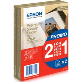 Epson Papel Premium Glossy Photo 255 gr, 10 x 15cm, 40h. Promocion 2x1 Precio: 14.49999991. SKU: S8405861