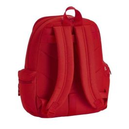 Mochila Escolar Real Sporting de Gijón Rojo Mochila Escolar Real Sporting de Gijón Rojo