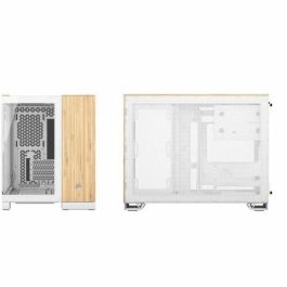 Corsair CC-9011288-WW Caja Gaming ATX Midi Tower Cristal Templado y Madera Bambú Blanca