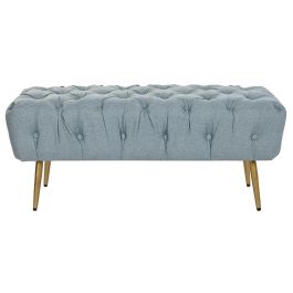 Descalzadora Glam DKD Home Decor Azul Dorado 46 x 42 x 103 cm