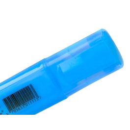 Q-connect Rotulador Fluorescente Azul Punta Biselada Trazo 1-5 mm