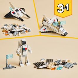 LEGO 31134 Creator 3-en-1 Transporte Espacial, Astronauta con traje espacial, Niños 6 años