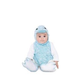 My Other Me Disfraz Bebé Patito Peluche Azul Vestido Gorro Cola Patucos Talla 12-24 Meses