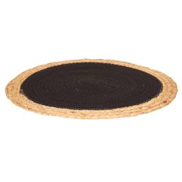 Salvamantel de Esparto Espiral Negro 35 cm Kinvara - Alga y Algodón (24 Unidades) Salvamantel de Esparto Espiral Negro 35 cm Kinvara - Alga y Algodón (24 Unidades)