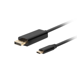 Lanberg CA-CMDP-10CU-0030-BK Adaptador de Cable de Video USB Tipo C a DisplayPort 3m Negro Precio: 17.5000001. SKU: S5615886