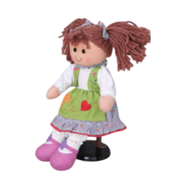 Muñeca DKD Home Decor Kids Verde 15 x 35 x 24 cm (4 Unidades) Precio: 52.5000003. SKU: B18LTB5X6T