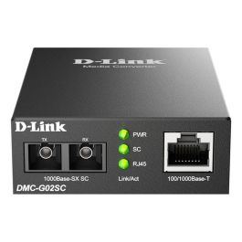 D-Link DMC-G02SC Convertidor de Medios Multimodo 100/1000Base-T a 1000Base-SX SC (550 m) D-Link DMC-G02SC Convertidor de Medios Multimodo 100/1000Base-T a 1000Base-SX SC (550 m)