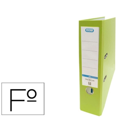 Elba Archivador de Palanca Folio Lomo 80 mm Verde Lima Precio: 4.49999968. SKU: B1DEJ5YK34