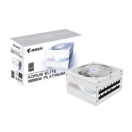 GIGABYTE Fuente de Alimentación AORUS ELITE P1000W ICE 28200-AE10W-1EUR, 1000W, 80 PLUS Platinum, Modular, ATX 3.0, Blanco Precio: 159.89000016. SKU: B1HPYQS8ZX