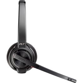 HP Poly Savi 8220 UC 209215-02 Auriculares DECT USB-A Binaurales para Oficina/Centro de Llamadas Inalámbricos Negros