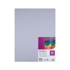 Liderpapel Cartulina 50x65 cm 240g/m2 Lila Paquete de 25 Hojas