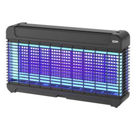 Edm Mata insectos profesional electrónico con LED 13W, 150m², 47x10x26.3cm, Negro alxanxp