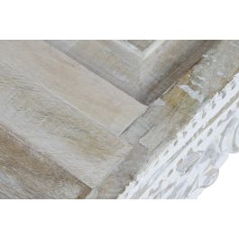 DKD Home Decor Mesita Auxiliar Indio Blanco 63.5 x 25.4 x 89 cm