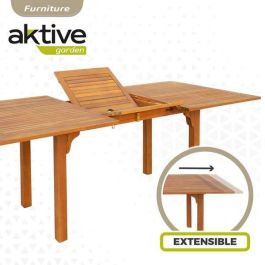Mesa Extensible Aktive Madera de acacia 200 x 74 x 100 cm
