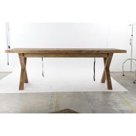 Mesa Comedor Alpino DKD Home Decor Natural 100 x 76 x 220 cm