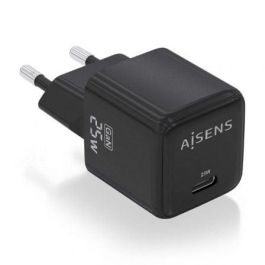AISENS - CARGADOR GaN 25W, 1xUSB-C PD3.0 QC4.0, NEGRO Precio: 5.50000055. SKU: B15XTK8CRY