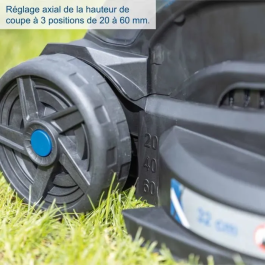 Scheppach Cortacésped Inalámbrico BC-MP320-X + Batería 1x4Ah 1x2.4Ah