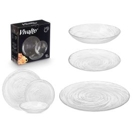 Vajilla Vidrio 12 Pzs Vivalto 27X27CM (2 Unidades) Precio: 26.68999971. SKU: B1DFSTS43T