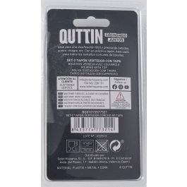 Quttin Set de 2 Tapones Vertedor Corchos, 9.6x2.5 cm (24 Unidades) Quttin Set de 2 Tapones Vertedor Corchos, 9.6x2.5 cm (24 Unidades)