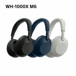 Sony WH-1000XM6 Auriculares Inalámbricos Diadema Negro con Cancelación de Ruido Adaptativa y Audio Espacial