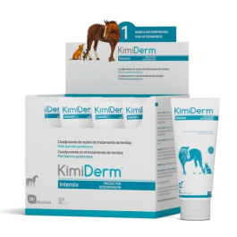 Kimipharma KimiDerm Intensiv Creme 12x30 gr Crema Regeneradora de Tejidos para Perros, Gatos y Caballos con Óxido de Zinc, Miel y Caléndula Precio: 154.8900001. SKU: B14TNRQ89L
