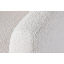 DKD Home Decor Butaca Scandi Blanco Plateado 75 x 95 x 71 cm