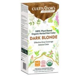 CULTIVATORS Tinte Orgánico Rubio Oscuro 100g Ecocert para el Cabello 100% Cobertura Canas Precio: 12.50000059. SKU: B1JQVA68Z2