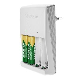 Varta Cargador de Pilas 2 ó 4 AA/AAA y 4xAA 2100 mAh Blanco Varta Cargador de Pilas 2 ó 4 AA/AAA y 4xAA 2100 mAh Blanco